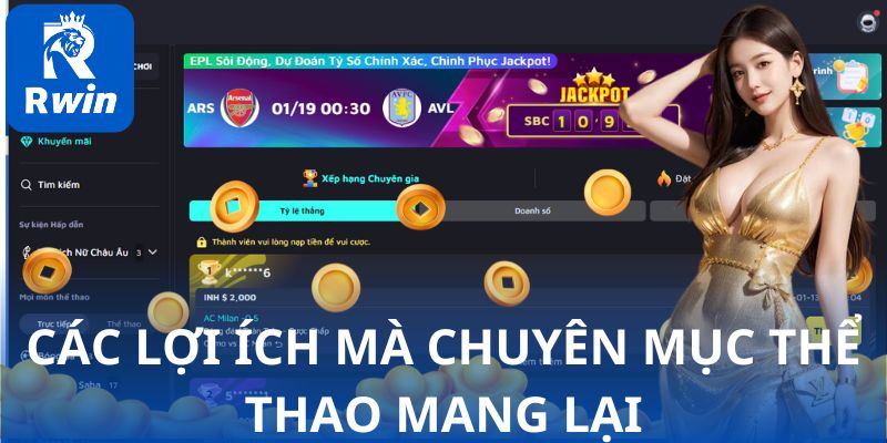 Các lợi ích mà chuyên mục thể thao mang lại