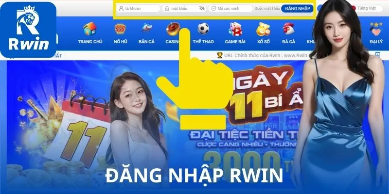 Hướng dẫn đăng nhập RWIN một cách dễ dàng