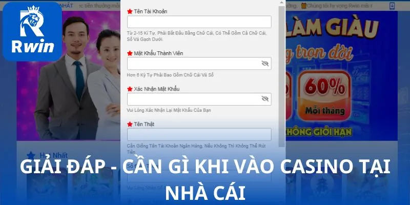 Cần gì khi vào casino - Hướng dẫn vài bước đăng ký và nạp tiền chi tiết