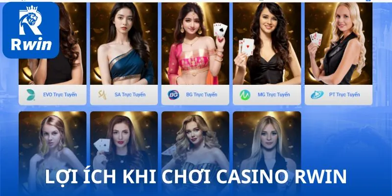 Lợi ích đặc biệt khi tham gia sảnh cược casino.