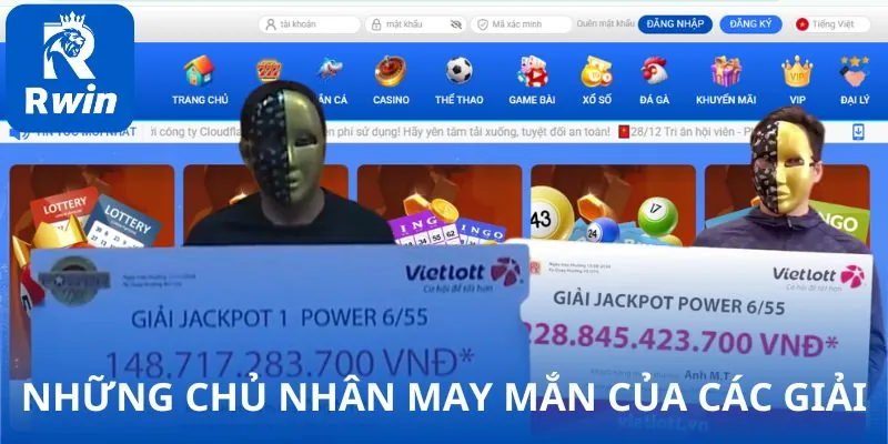 Những chủ nhân may mắn của các giải trúng thưởng xổ số jackpot lớn nhấtNhững chủ nhân may mắn của các giải trúng thưởng xổ số jackpot lớn nhất